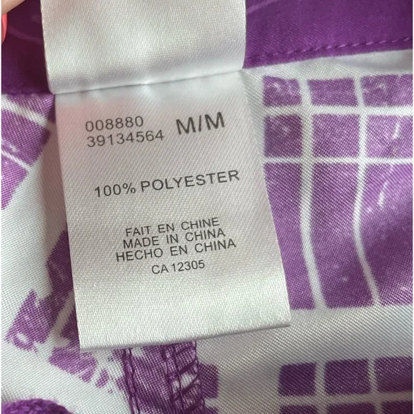 Y2K Body Glove Board Shorts Women’s Purple & White NEW - Picture 3 of 9